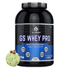 GS WHEY PRO 2 Kgs(4.4 lbs) Pista Ice Cream Flavour | Isolate Whey Protein Blend|24 g Protein per serving (serving size 32 g)| 5.5 g BCAAs Per Serving | with Added DigeZyme |No Added Sugar