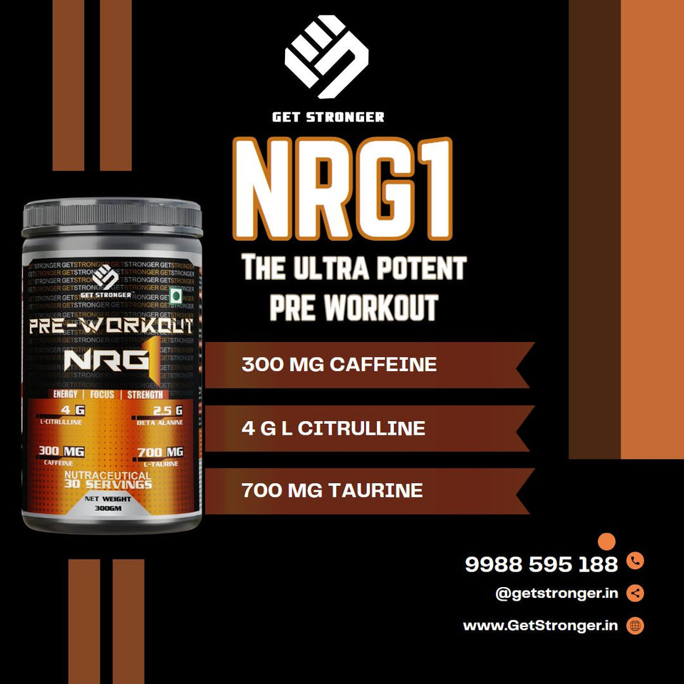 Pre Workout NRG1- The Ultra Potent Pre Workout